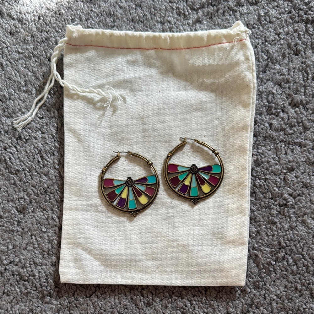 Lucky Brand hoop earrings
